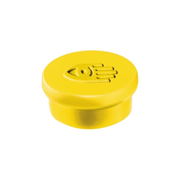 Magnety kulaté 10 mm, 10 kusů - žluté