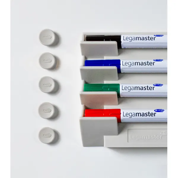 Magnety kulaté 20 mm, 10 kusů - šedé