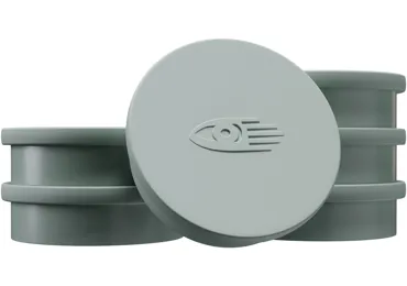 Magnety kulaté 20 mm, 10 kusů - světle zelené