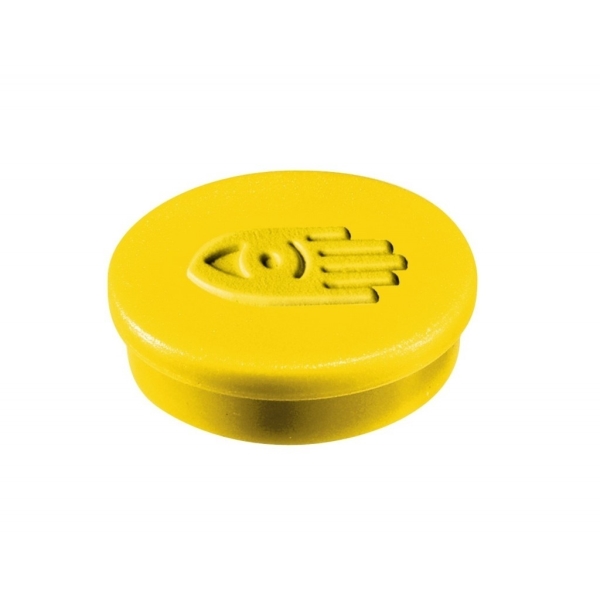 Magnety kulaté 30 mm, 10 kusů - žluté