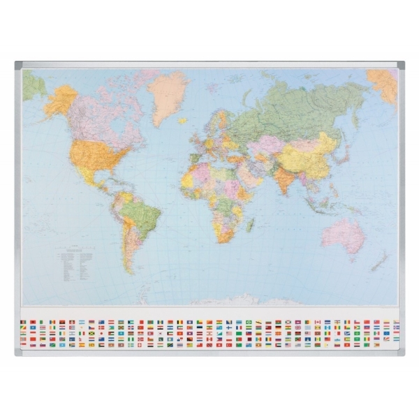 Mapa světa 98x142 cm, PROFESSIONAL