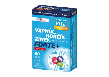 Maxi Vita Exclusive Vápník–hořčík–zinek forte+ - 60 tablet
