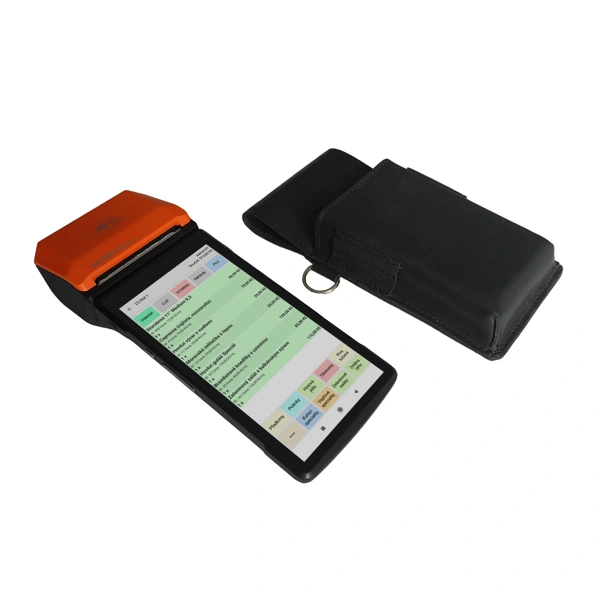 Mobilní číšník Conto Order s terminálem P2 s platební funkcí, skenerem a pouzdrem