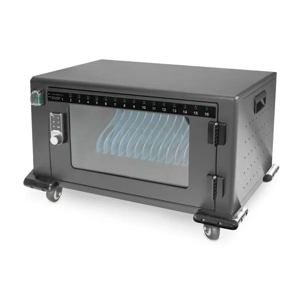 Mobilní nabíjecí skříň pro 16 tabletů nebo notebooků s USB-C