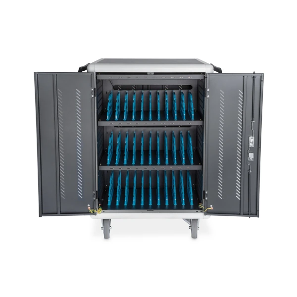 Mobilní nabíjecí skříň pro 30 notebooků s UV-C desinfekcí