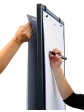 Mobilní tabule / nástěnka / flipchart - 3 v 1, 120x75 cm, MULTIBOARD, modrý