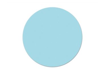 Moderační karty - kruhy Ø14 cm, 250 ks, světle modré
