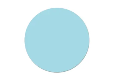 Moderační karty - kruhy Ø14 cm, 250 ks, světle modré