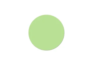 Moderační karty - kruhy Ø9,5 cm, 500 ks, zelené