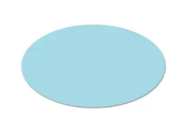 Moderační karty - ovály 11x19 cm, 250 ks, světle modré