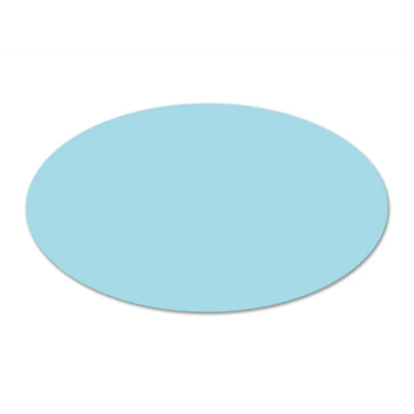 Moderační karty - ovály 11x19 cm, 250 ks, světle modré