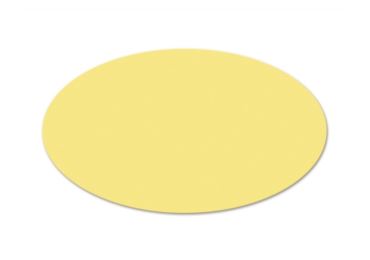 Moderační karty - ovály 11x19 cm, 250 ks, žluté