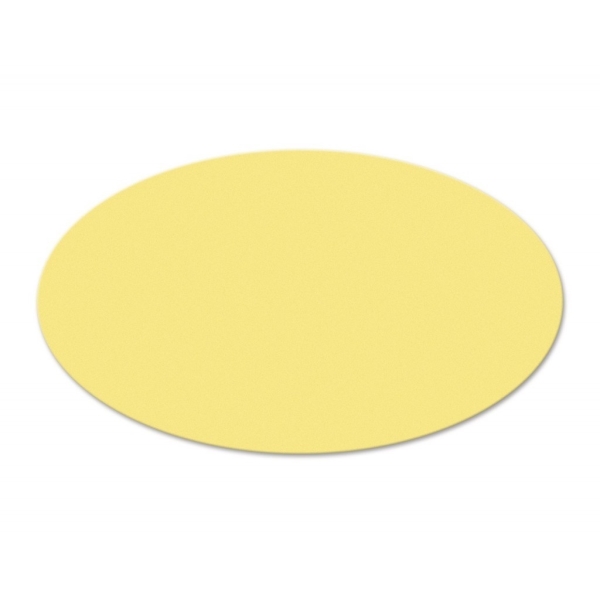 Moderační karty - ovály 11x19 cm, 500 ks, žluté
