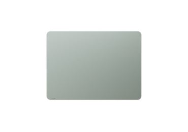 Moderní skleněná tabule s matným povrchem a zaoblenými rohy v barvě Sage Green, 90x120 cm