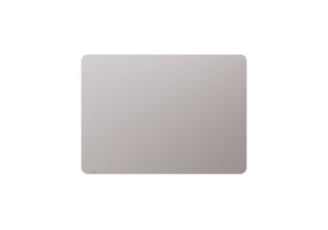 Moderní skleněná tabule s matným povrchem a zaoblenými rohy v barvě Warm Grey, 90x120 cm