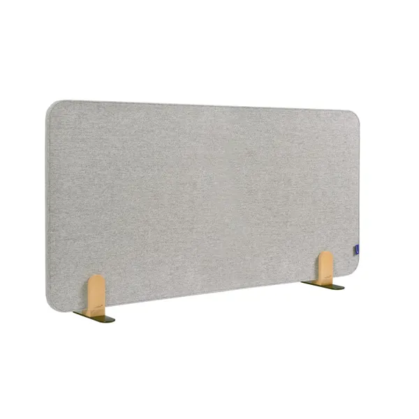 Obrázek pro LEG-7209831 Nástěnková stolní dělící přepážka 60 x 120 cm se svorkou, šedá
