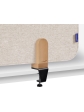 Obrázek pro LEG-7209821 Nástěnková stolní dělící přepážka 60 x 120 cm samostojící, béžová