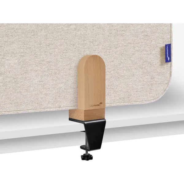 Obrázek pro LEG-7209821 Nástěnková stolní dělící přepážka 60 x 120 cm samostojící, béžová