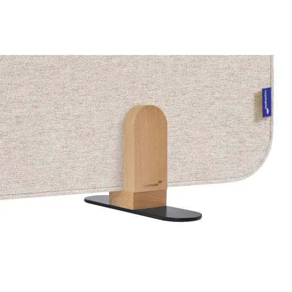 Obrázek pro LEG-7209835 Nástěnková stolní dělící přepážka 60 x 160 cm samostojící, béžová