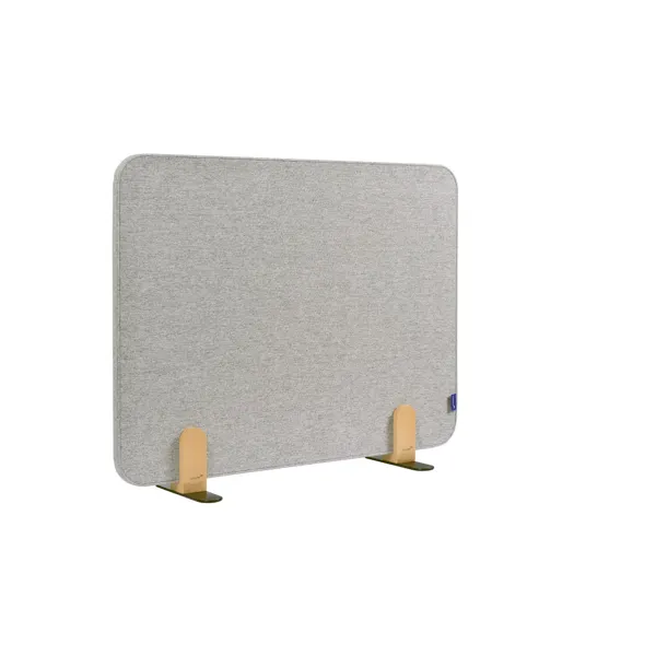 Obrázek pro LEG-7209830 Nástěnková stolní dělící přepážka 60 x 80 cm se svorkou, šedá