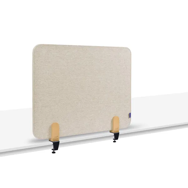 Obrázek pro LEG-7209820 Nástěnková stolní dělící přepážka 60 x 80 cm samostojící, béžová
