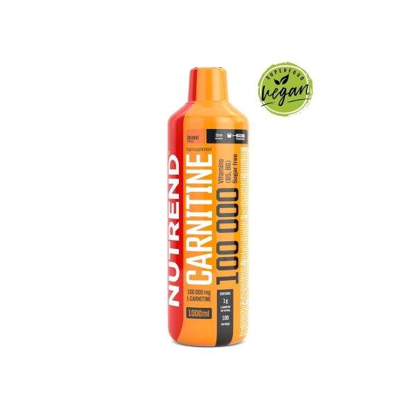 NUTREND Carnitine 100000 - pomeranč - 1l