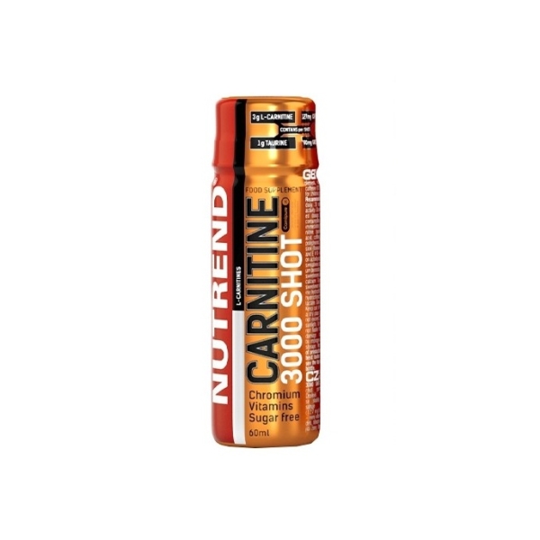 NUTREND Carnitine 3000 Shot - pomeranč - 60ml