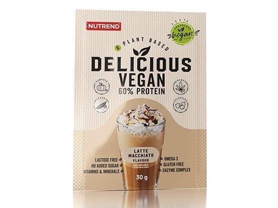 NUTREND Delicious Vegan Protein - latte macchiato - 30g