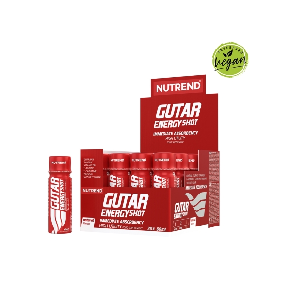 NUTREND Gutar Energy Shot - 20 x 60ml