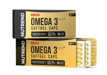 NUTREND Omega 3 Plus Softgel Caps - 120 kapslí