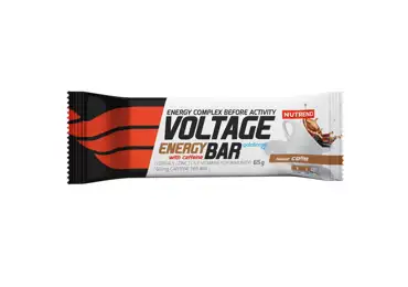 NUTREND tyčinka s kofeinem VOLTAGE ENERGY BAR káva - 65g