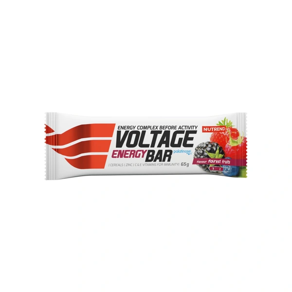 NUTREND tyčinka VOLTAGE ENERGY BAR lesní plody - 65g