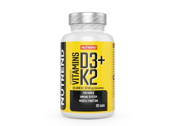 NUTREND Vitamins D3+K2 - 90 kapslí