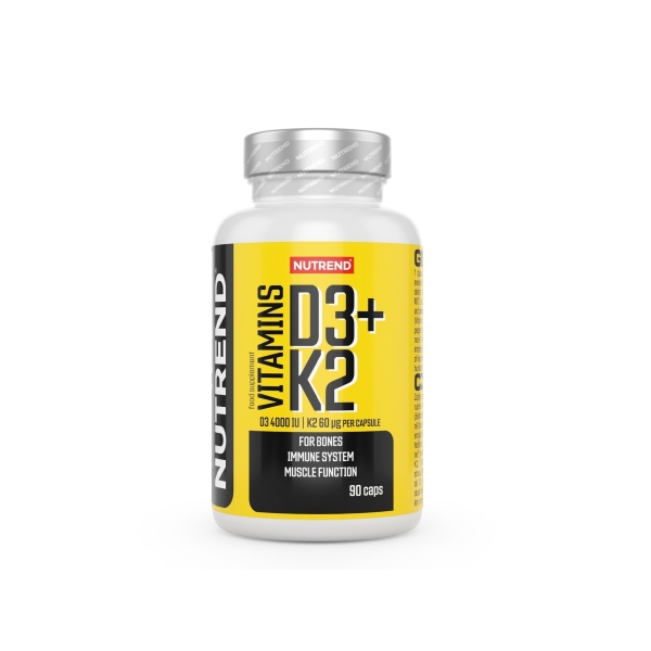 NUTREND Vitamins D3+K2 - 90 kapslí