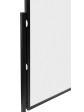 Oboustranný mobilní pěnový paraván / nástěnka 150x120 cm, PREMIUM PLUS, bílý