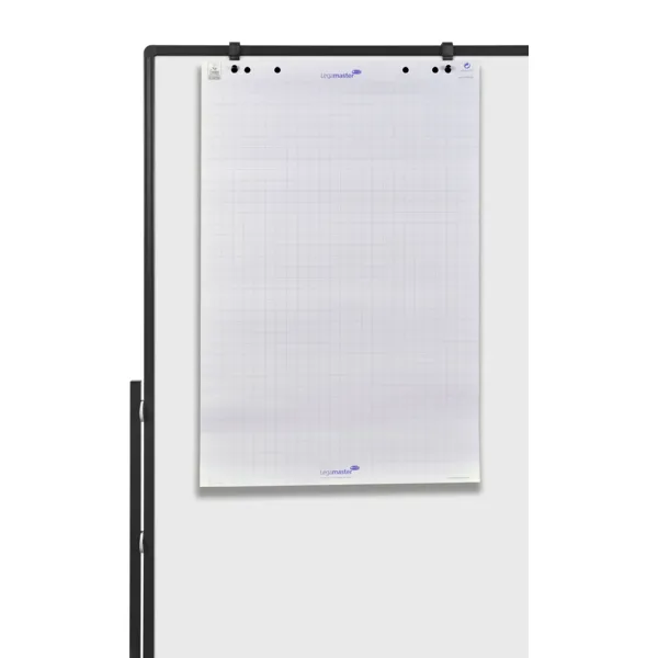 Oboustranný mobilní pěnový paraván / nástěnka 150x120 cm, PREMIUM PLUS, bílý