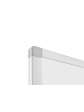Oboustranný pěnový paraván / nástěnka 150x120 cm, ECONOMY, bílý