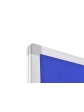 Obrázek pro LEG-7209100 Oboustranný textilní paraván / nástěnka 150x120 cm, ECONOMY, modrý