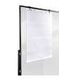 Ochranná mobilní dělící stěna PREMIUM PLUS 150 x 100 cm, průhledná