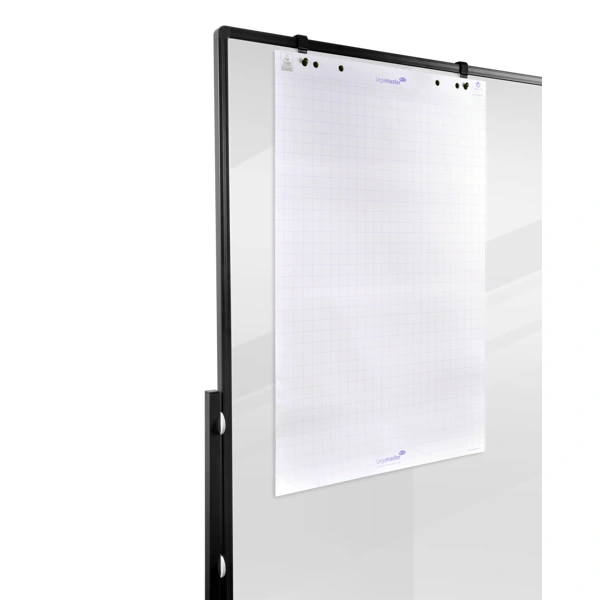 Ochranná mobilní dělící stěna PREMIUM PLUS 150 x 100 cm, průhledná