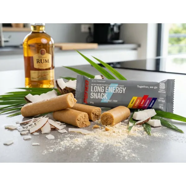 PENCO Energetická tyčinka LONG ENERGY SNACK - kokos - rum - 50 g