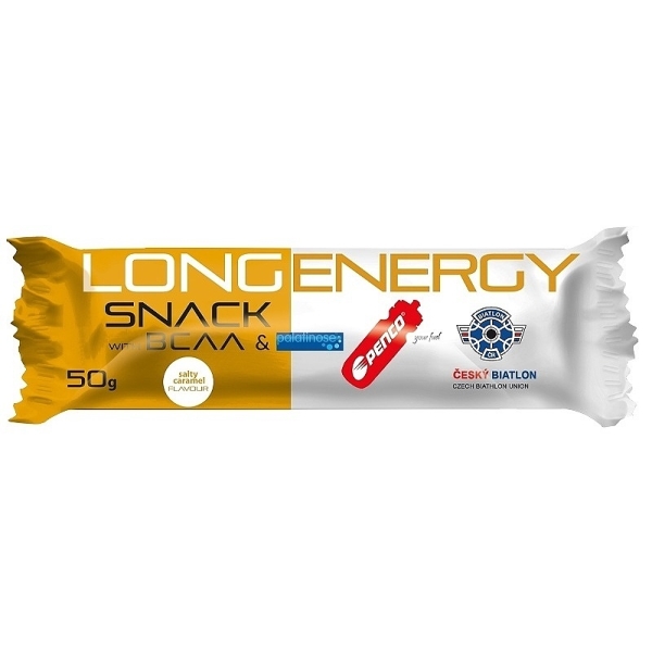 PENCO Energetická tyčinka LONG ENERGY SNACK - slaný karamel - 50 g