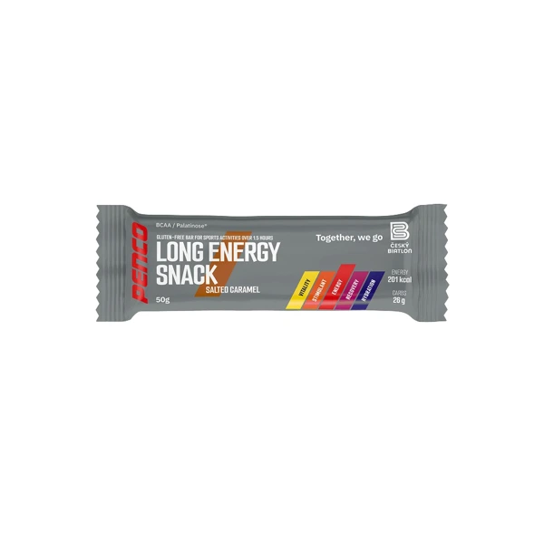 PENCO Energetická tyčinka LONG ENERGY SNACK - slaný karamel - 50 g