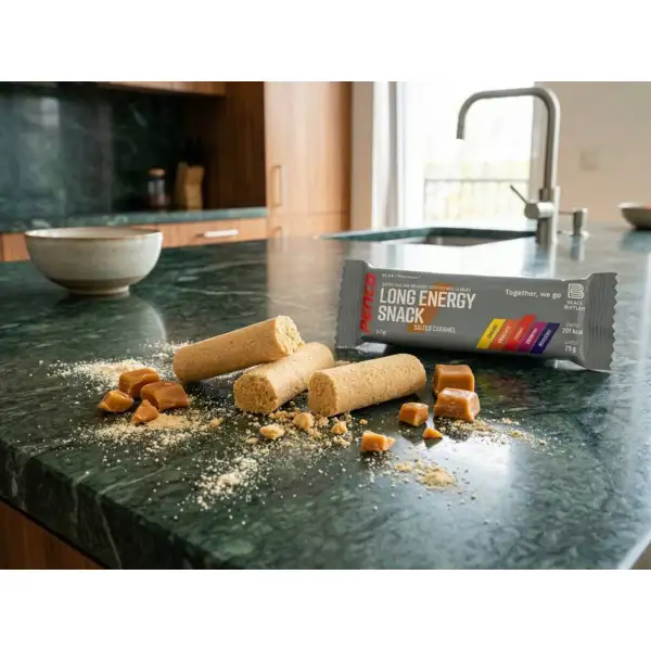 PENCO Energetická tyčinka LONG ENERGY SNACK - slaný karamel - 50 g