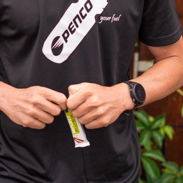 PENCO Energetická tyčinka SPORT JELLY BAR - zelené jablko - 30 g