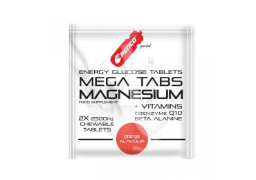 PENCO Hořčíkové tablety MEGA TABS MAGNESIUM - pomeranč - 2ks cucavých tablet