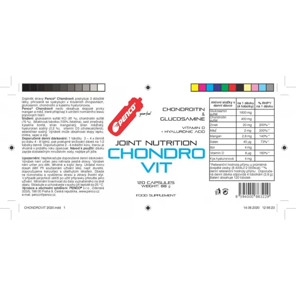 PENCO Kloubní výživa - CHONDROVIT - 120 tobolek