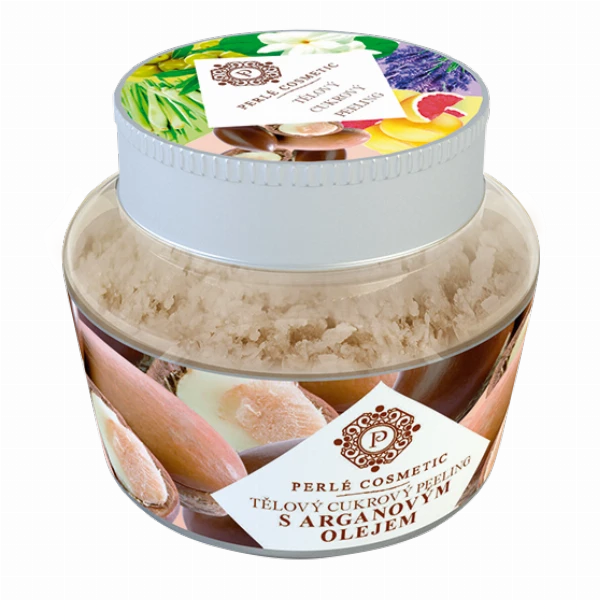 Perlé Cukrový peeling s arganovým olejem 200 g