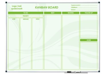 Plánovací tabule KANBAN 120x90 cm
