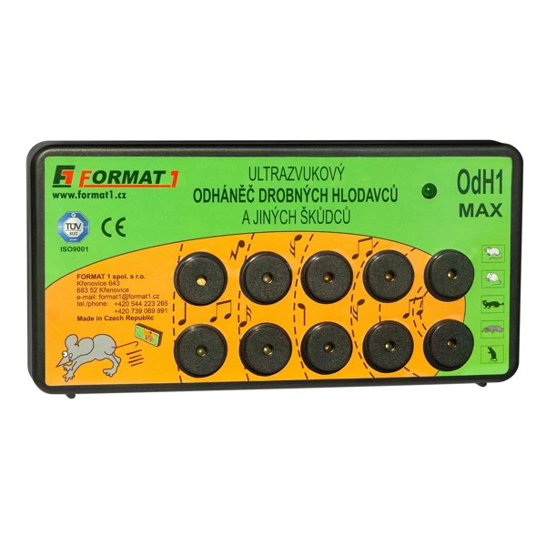 Plašič kun a myší OdH1 slyšitelný MAX  s adaptérem, 200m2